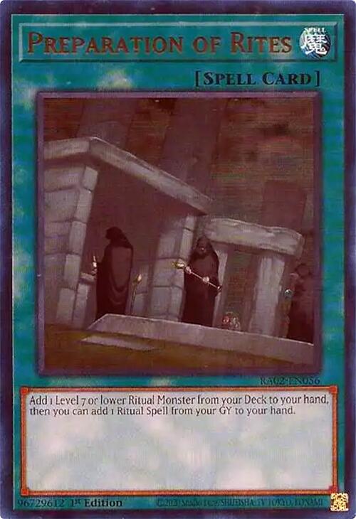 Preparation of Rites (UR) [RA02-EN056] Ultra Rare | Good Games Adelaide SA