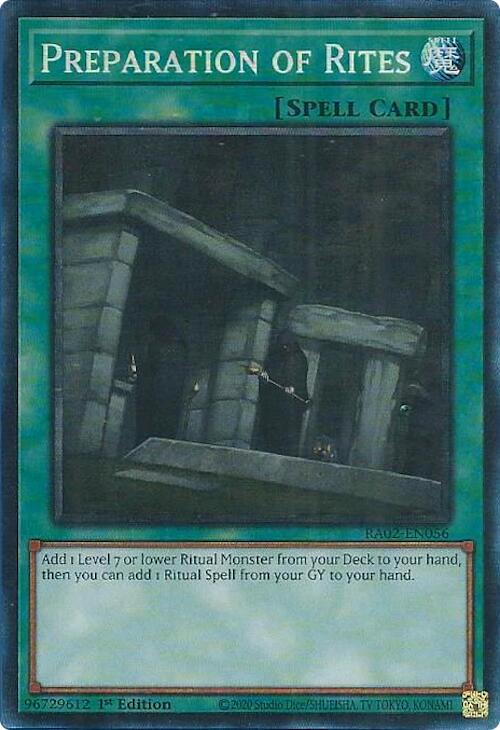 Preparation of Rites (PCR) [RA02-EN056] Prismatic Collector's Rare | Good Games Adelaide SA