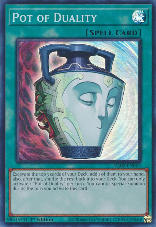 Pot of Duality [RA02-EN057] Super Rare | Good Games Adelaide SA