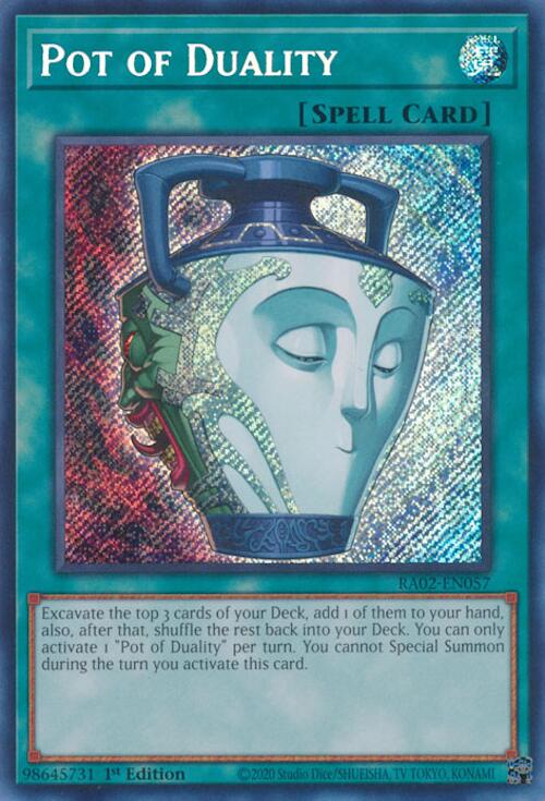 Pot of Duality (Secret Rare) [RA02-EN057] Secret Rare | Good Games Adelaide SA