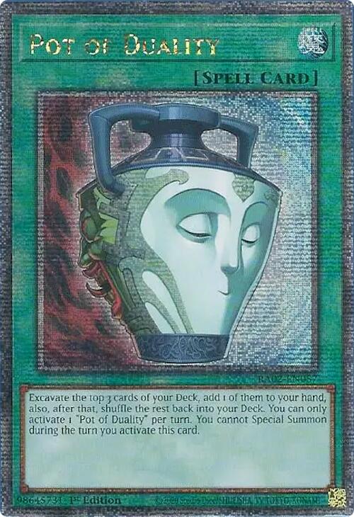 Pot of Duality (Quarter Century Secret Rare) [RA02-EN057] Quarter Century Secret Rare | Good Games Adelaide SA