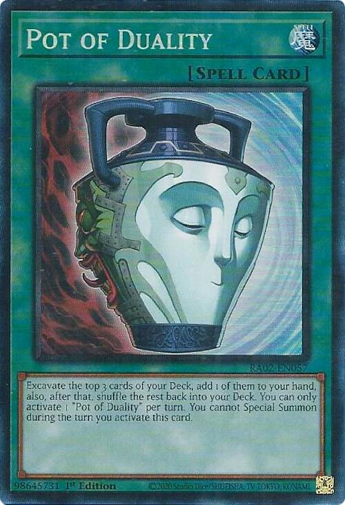 Pot of Duality (PCR) [RA02-EN057] Prismatic Collector's Rare | Good Games Adelaide SA
