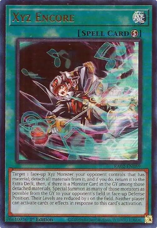 Xyz Encore (UR) [RA02-EN059] Ultra Rare | Good Games Adelaide SA