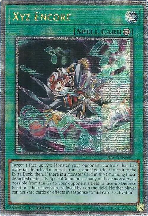 Xyz Encore (Quarter Century Secret Rare) [RA02-EN059] Quarter Century Secret Rare | Good Games Adelaide SA