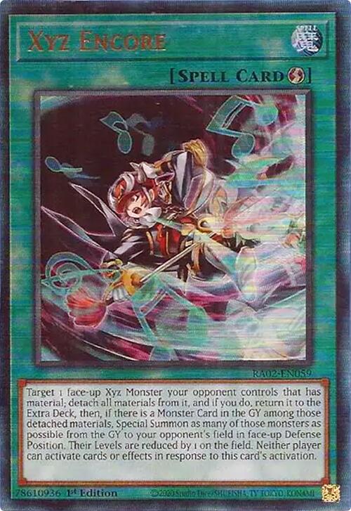 Xyz Encore (PUR) [RA02-EN059] Prismatic Ultimate Rare | Good Games Adelaide SA