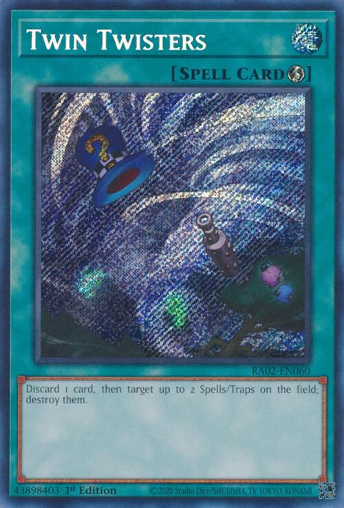 Twin Twisters (Secret Rare) [RA02-EN060] Secret Rare | Good Games Adelaide SA
