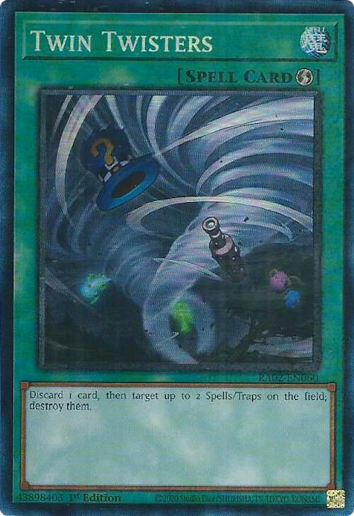 Twin Twisters (PCR) [RA02-EN060] Prismatic Collector's Rare | Good Games Adelaide SA