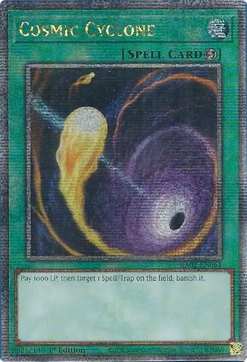 Cosmic Cyclone (Quarter Century Secret Rare) [RA02-EN061] Quarter Century Secret Rare | Good Games Adelaide SA