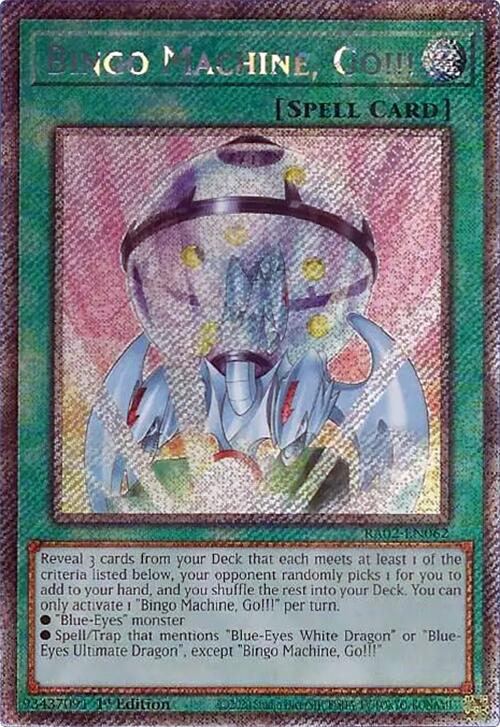 Bingo Machine, Go!!! (Platinum Secret Rare) [RA02-EN062] Platinum Secret Rare | Good Games Adelaide SA
