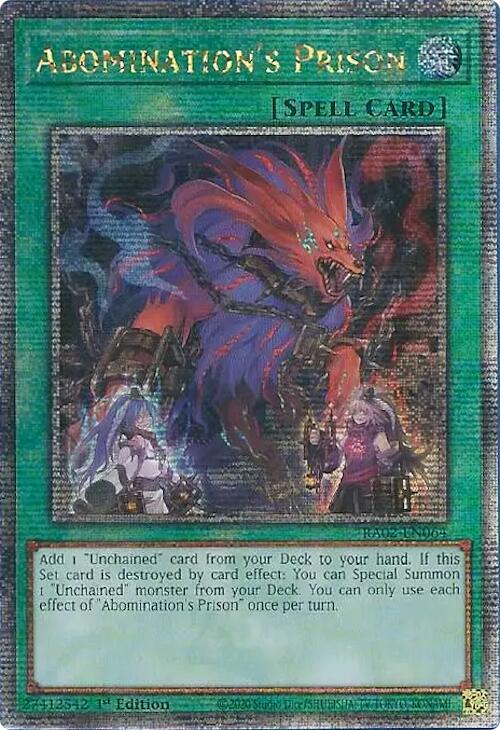 Abomination's Prison (Quarter Century Secret Rare) [RA02-EN064] Quarter Century Secret Rare | Good Games Adelaide SA