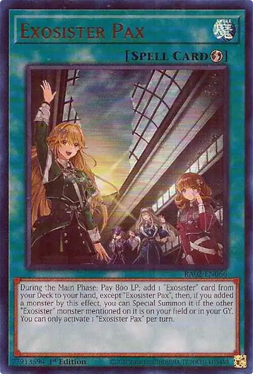 Exosister Pax (UR) [RA02-EN066] Ultra Rare | Good Games Adelaide SA