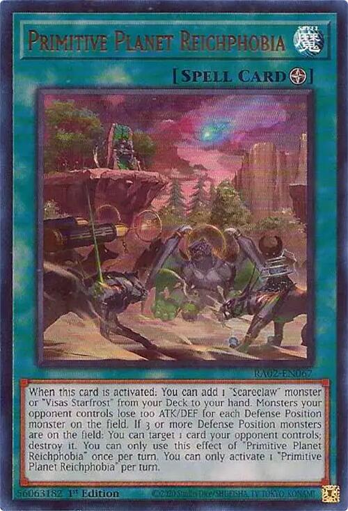 Primitive Planet Reichphobia (UR) [RA02-EN067] Ultra Rare | Good Games Adelaide SA