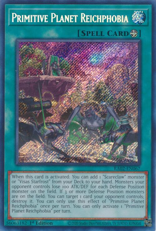 Primitive Planet Reichphobia (Secret Rare) [RA02-EN067] Secret Rare | Good Games Adelaide SA