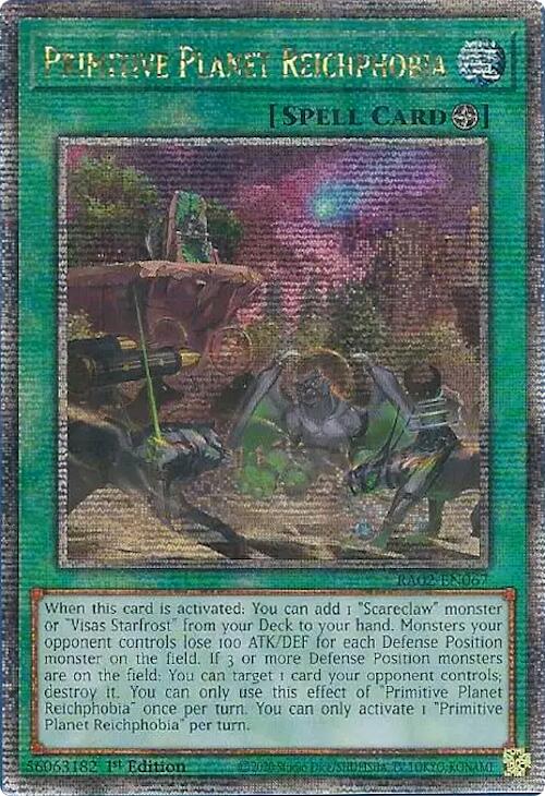 Primitive Planet Reichphobia (Quarter Century Secret Rare) [RA02-EN067] Quarter Century Secret Rare | Good Games Adelaide SA