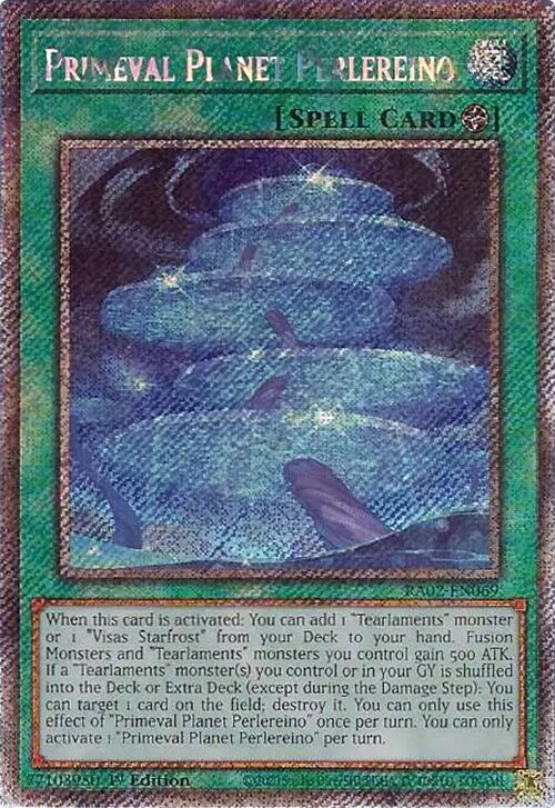 Primeval Planet Perlereino (Platinum Secret Rare) [RA02-EN069] Platinum Secret Rare | Good Games Adelaide SA