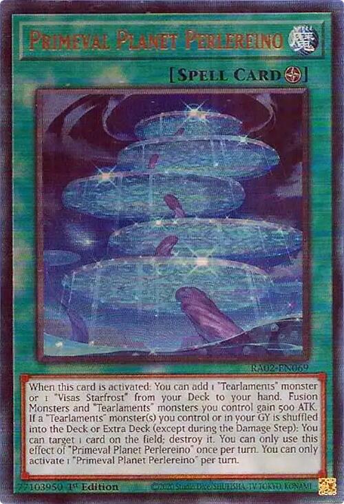 Primeval Planet Perlereino (PUR) [RA02-EN069] Prismatic Ultimate Rare | Good Games Adelaide SA