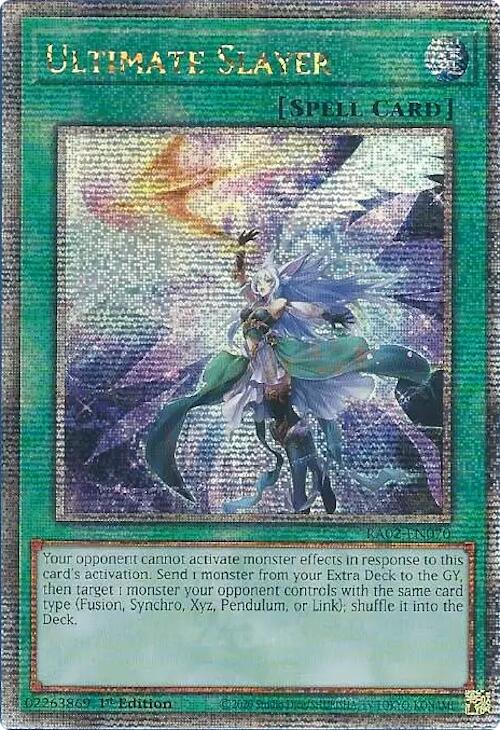 Ultimate Slayer (Quarter Century Secret Rare) [RA02-EN070] Quarter Century Secret Rare | Good Games Adelaide SA