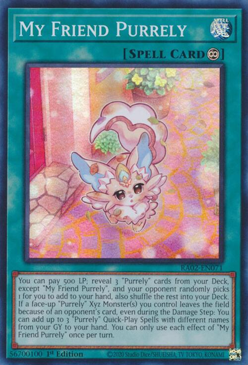 My Friend Purrely [RA02-EN071] Super Rare | Good Games Adelaide SA