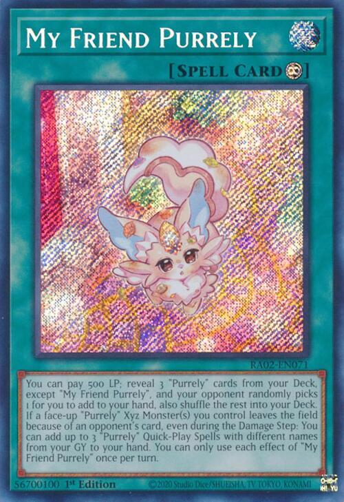 My Friend Purrely (Secret Rare) [RA02-EN071] Secret Rare | Good Games Adelaide SA