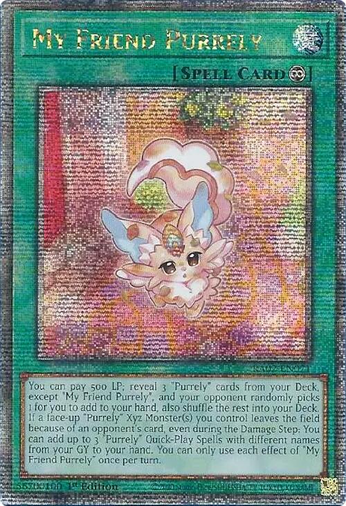My Friend Purrely (Quarter Century Secret Rare) [RA02-EN071] Quarter Century Secret Rare | Good Games Adelaide SA