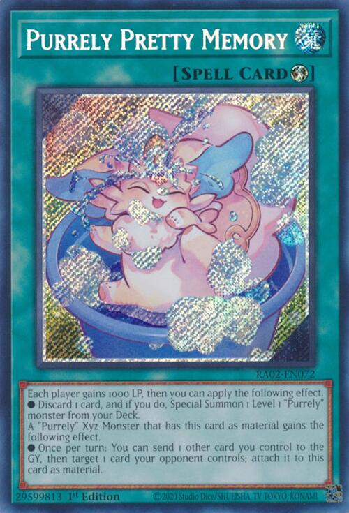 Purrely Pretty Memory (Secret Rare) [RA02-EN072] Secret Rare | Good Games Adelaide SA