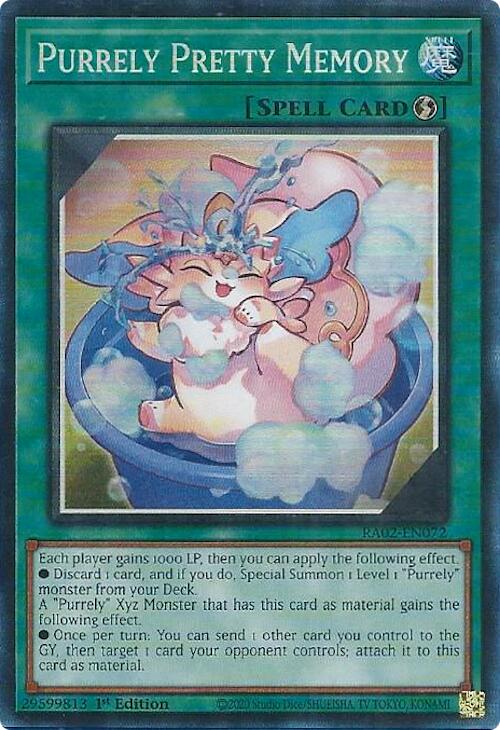 Purrely Pretty Memory (PCR) [RA02-EN072] Prismatic Collector's Rare | Good Games Adelaide SA