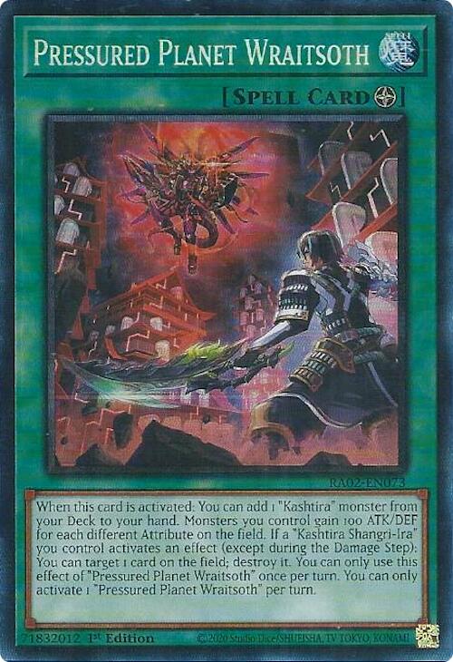 Pressured Planet Wraitsoth (PCR) [RA02-EN073] Prismatic Collector's Rare | Good Games Adelaide SA