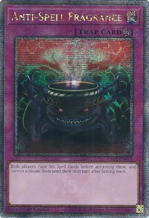 Anti-Spell Fragrance (Quarter Century Secret Rare) [RA02-EN076] Quarter Century Secret Rare | Good Games Adelaide SA