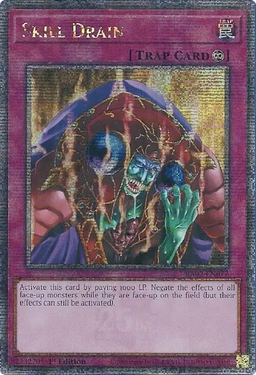 Skill Drain (Quarter Century Secret Rare) [RA02-EN077] Quarter Century Secret Rare | Good Games Adelaide SA