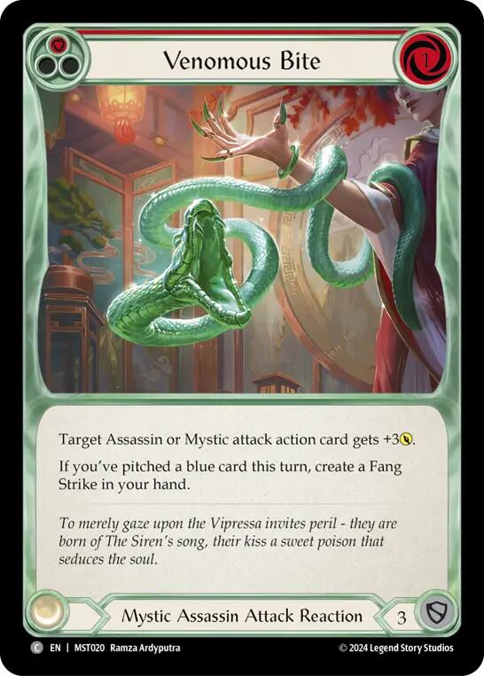 Venomous Bite (Red) [MST020] (Part the Mistveil) | Good Games Adelaide SA