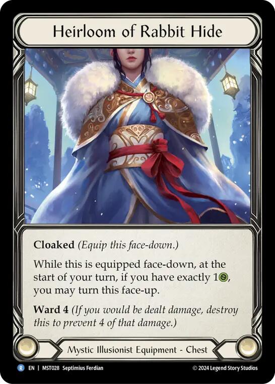 Heirloom of Rabbit Hide [MST028] (Part the Mistveil)  Cold Foil | Good Games Adelaide SA