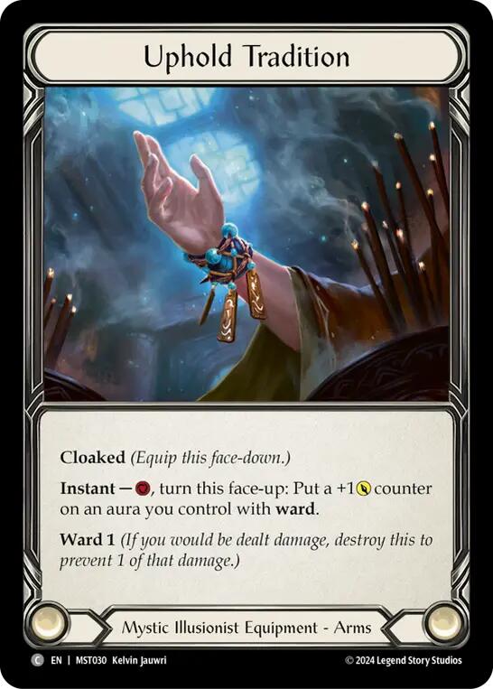 Uphold Tradition [MST030] (Part the Mistveil)  Cold Foil | Good Games Adelaide SA