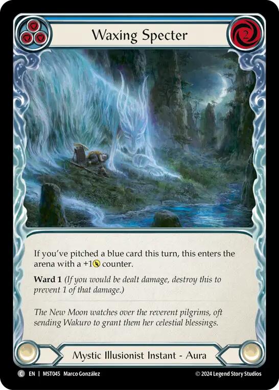 Waxing Specter (Blue) [MST045] (Part the Mistveil) | Good Games Adelaide SA
