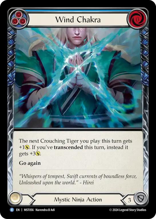 Wind Chakra (Blue) [MST056] (Part the Mistveil) | Good Games Adelaide SA