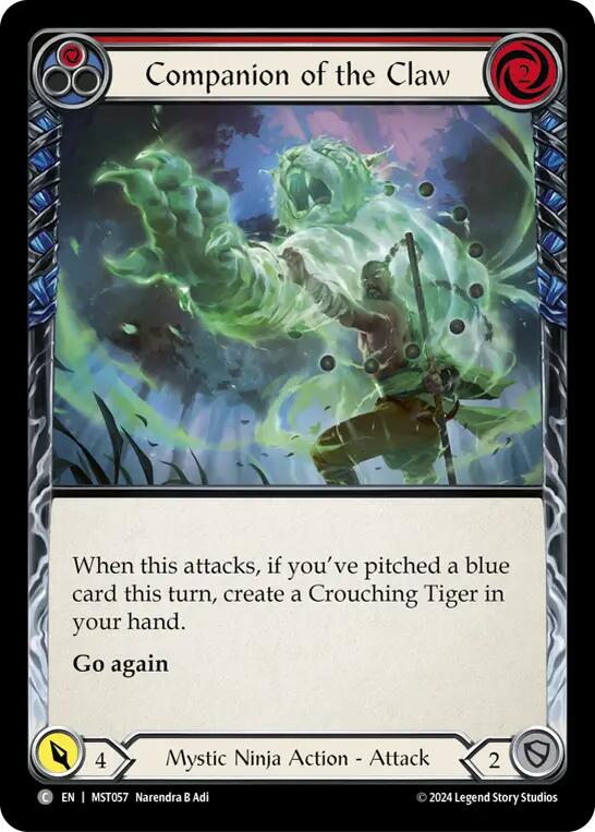 Companion of the Claw (Red) [MST057] (Part the Mistveil) | Good Games Adelaide SA