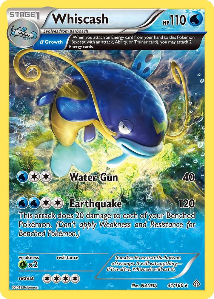 Whiscash Alpha 41/160 (XY - Primal Clash)  | Good Games Adelaide SA