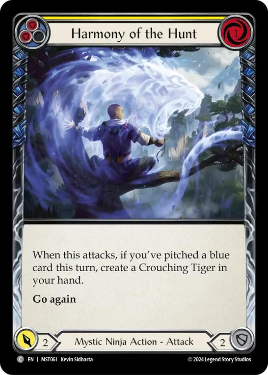 Harmony of the Hunt (Yellow) [MST061] (Part the Mistveil)  Rainbow Foil | Good Games Adelaide SA