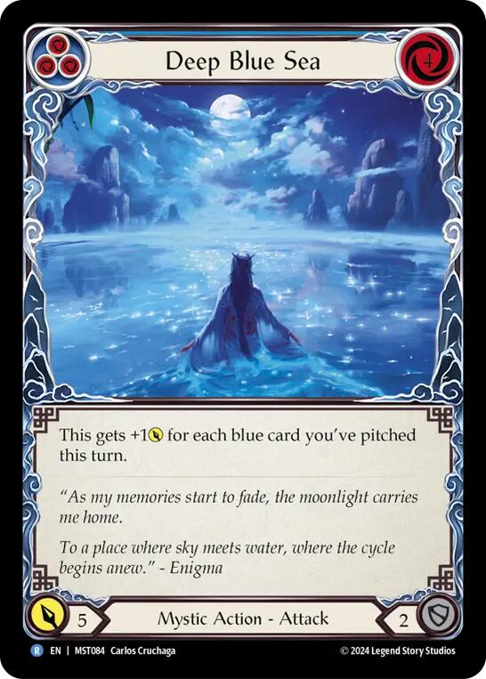 Deep Blue Sea [MST084] (Part the Mistveil)  Rainbow Foil | Good Games Adelaide SA