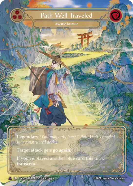 Path Well Traveled // Inner Chi (Marvel) [MST098] (Part the Mistveil)  Cold Foil | Good Games Adelaide SA