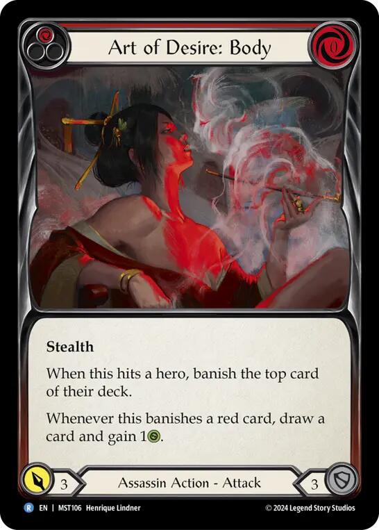 Art of Desire: Body (Red) [MST106] (Part the Mistveil)  Rainbow Foil | Good Games Adelaide SA