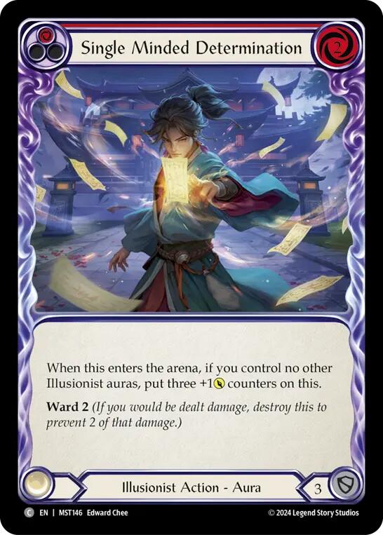 Single Minded Determination (Red) [MST146] (Part the Mistveil) | Good Games Adelaide SA