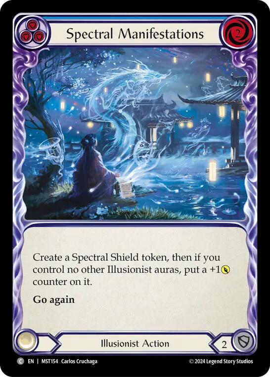 Spectral Manifestations (Blue) [MST154] (Part the Mistveil)  Rainbow Foil | Good Games Adelaide SA