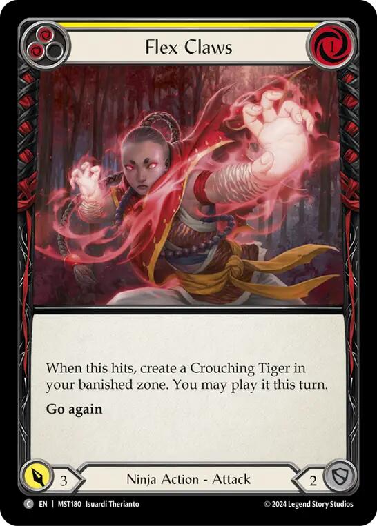 Flex Claws (Yellow) [MST180] (Part the Mistveil) | Good Games Adelaide SA