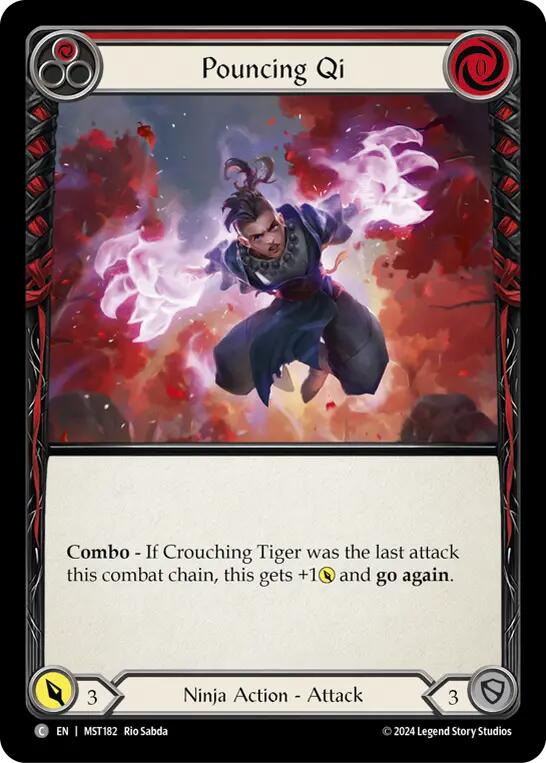 Pouncing Qi (Red) [MST182] (Part the Mistveil) | Good Games Adelaide SA