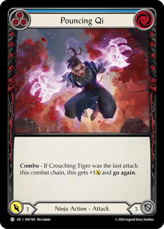 Pouncing Qi (Blue) [MST184] (Part the Mistveil) | Good Games Adelaide SA