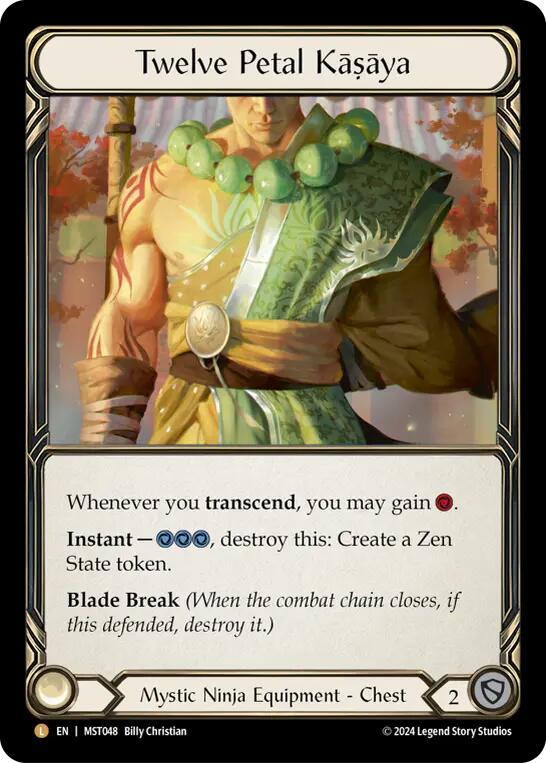 Twelve Petal Kasaya [MST048] (Part the Mistveil)  Rainbow Foil | Good Games Adelaide SA