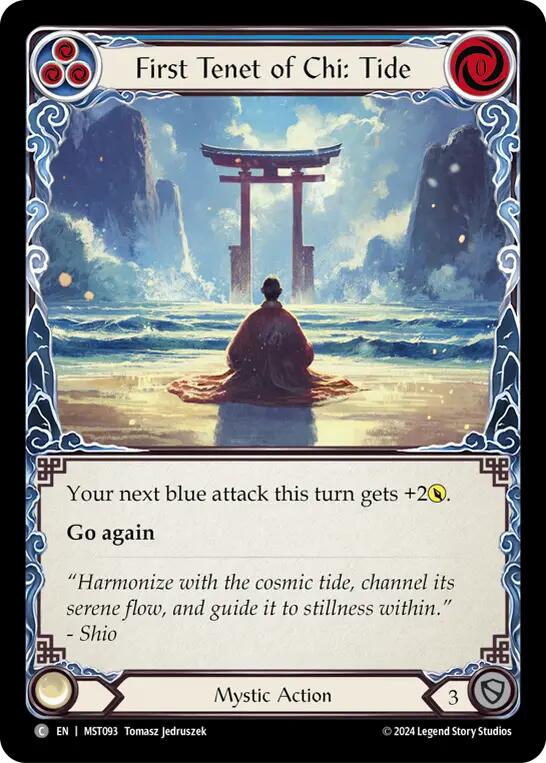 First Tenet of Chi: Tide [MST093] (Part the Mistveil)  Rainbow Foil | Good Games Adelaide SA