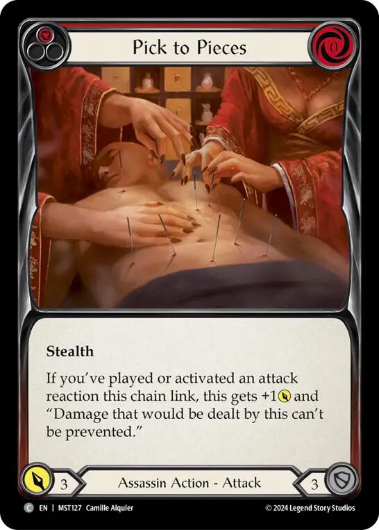 Pick to Pieces (Red) [MST127] (Part the Mistveil)  Rainbow Foil | Good Games Adelaide SA