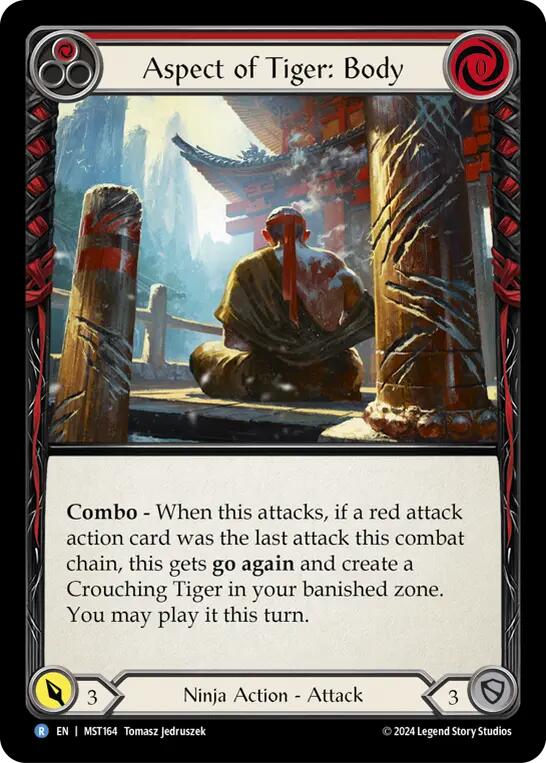 Aspect of Tiger: Body [MST164] (Part the Mistveil)  Rainbow Foil | Good Games Adelaide SA