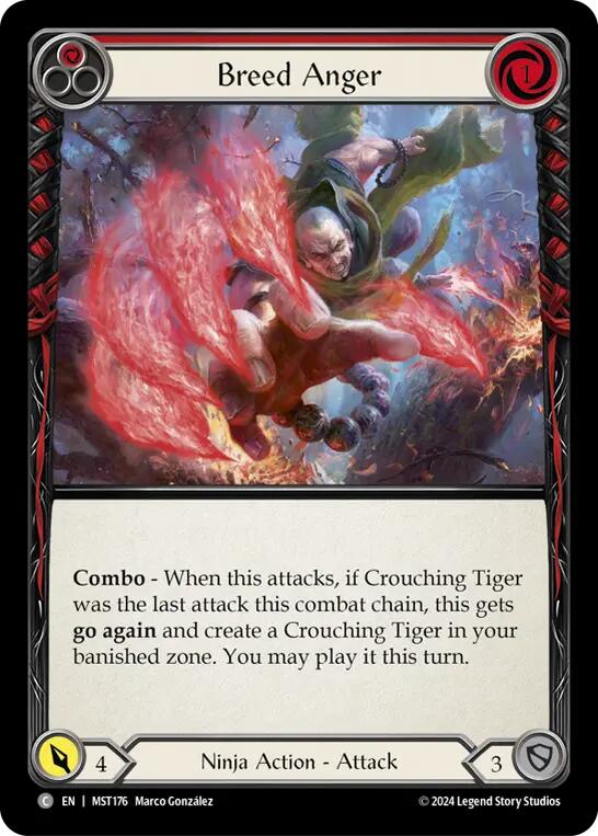 Breed Anger (Red) [MST176] (Part the Mistveil)  Rainbow Foil | Good Games Adelaide SA